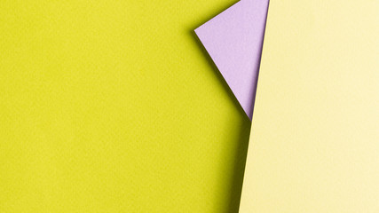 Set of paper sheets with copy space