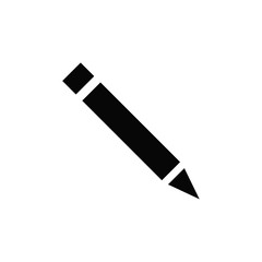 pencil icon vector trendy style