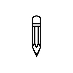 pencil icon vector trendy style