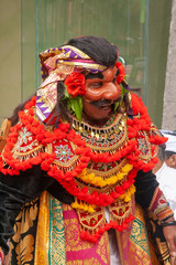 Hindu dancer with mask, Ubud, Bali, IDN