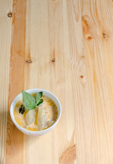 Thai vermicelli eaten with curry, Thai Food