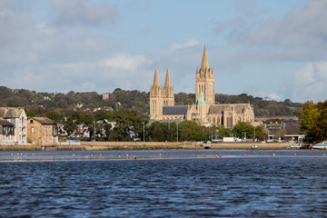 The Truro cathedral from the water