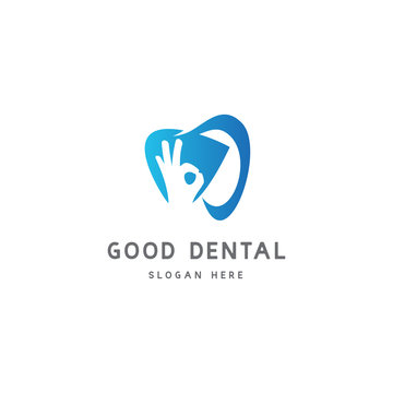 dental care logo vector template