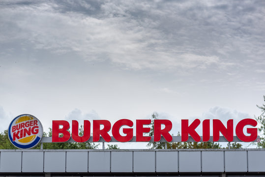Luxembourg, Mamer -2018, August 24 : A Burger King retail location from the exterior.