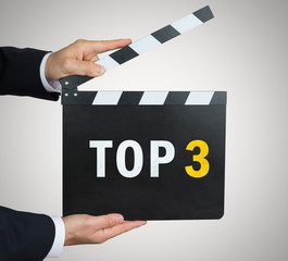 Obraz premium Top 3 - list with the best of