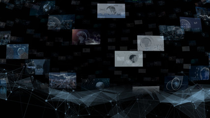 VR 5G AI 人工知能 フィンテック Fintech MaaS ICT ブロックチェーン 3D	