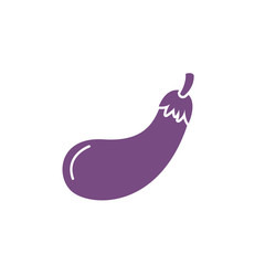 Isolated eggplant vegetable vector design