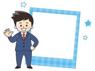 ビジネスマン　写真フレーム