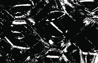 Uneven black and white texture vector. Distressed overlay texture. Grunge background. Abstract textured effect. Vector Illustration. Black isolated on white background. EPS10.