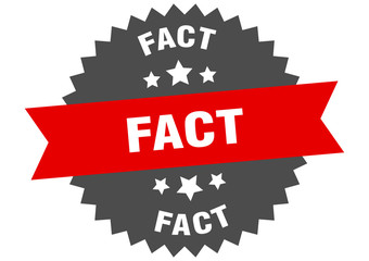 fact sign. fact red-black circular band label
