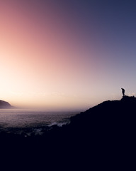 esperando la salida del sol