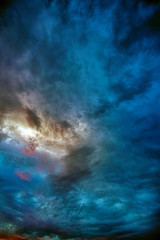 Obraz na płótnie Canvas Clouds at Night