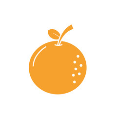 Isolated orange fruit vector design