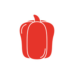 Isolated pepper vegetable vector design