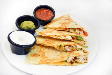 Chicken quesadillas