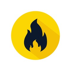 Fire flame icon vector. illustration of fire isolated, fire flame element