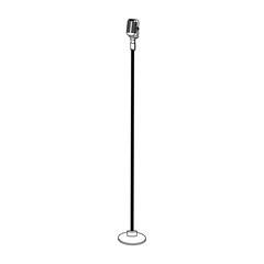 Fototapeta premium microphone stand icon, flat design