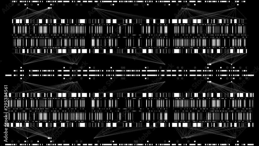 Poster abstract technology 3d render. high detailed structure showing complexity of data analysis. loopable