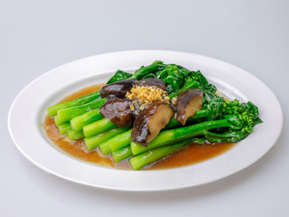 Chinese kale fried in oyster sauce