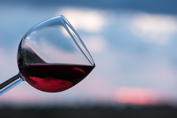 Toast at sunset