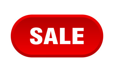 sale button. sale rounded red sign. sale