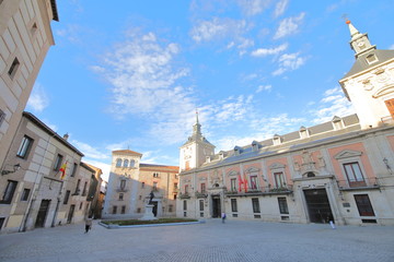 Obraz premium Plaza de la Villa Madrid Spain