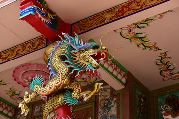 Dragon Statue at Chinese temple