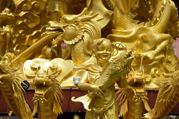 Dragon Statue at Chinese temple