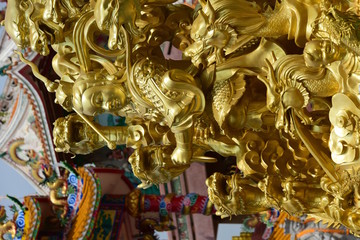 Dragon Statue at Chinese temple