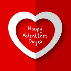 Vector illustration of Heart for Valentine s Day