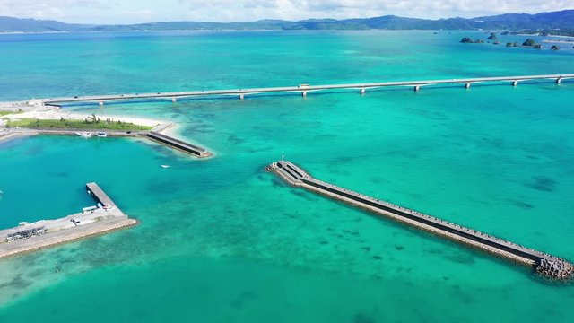 aerial shot of kouri island
