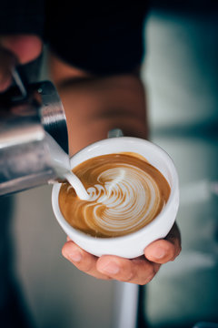 Fototapeta coffee in cafe