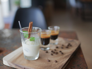 coffee in cafe