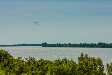The river Po in Italy