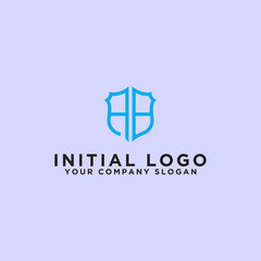 logo design for companies, Inspiration from the initial letters AB logo icon. - Vector