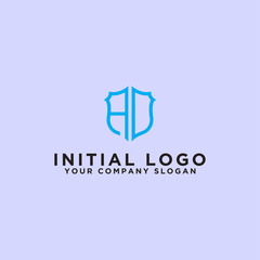 logo design for companies, Inspiration from the initial letters of the AD logo icon. - Vector