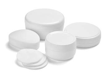  white cream container jar beauty moisturizer tube soap