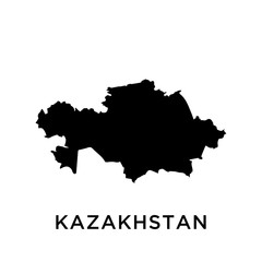Obraz premium KAZAKHSTAN map vector design template