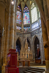 Obraz premium Saint Vitus Cathedral Prague in Czech Republic.