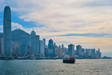 Fototapeta premium Hong Kong skyline. Hong Kong, China