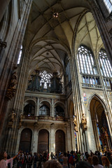 Saint Vitus Cathedral Prague in Czech Republic.