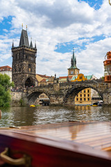 Charles Bridge Prague in Czech Republic.
