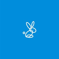 rabbit logo design