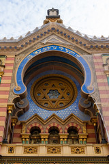 Jubilee Synagogue Prague in Czech Republic.