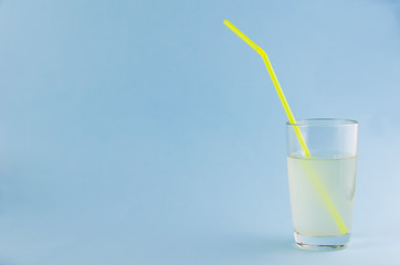 useful drink. coconut milk with a tube