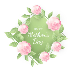 Happy Mother Day card background