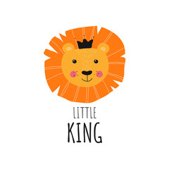 Little King animal in scandinavian style