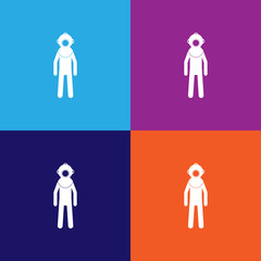 silhouette of deep-sea diver icon. Special services element icon. Professions signs, isolated symbols collection icon for websites, web design