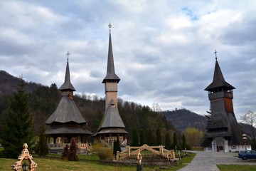 Fototapeta na wymiar the Barsana Monastery - Romania