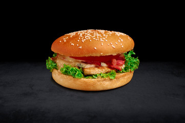 chicken burger